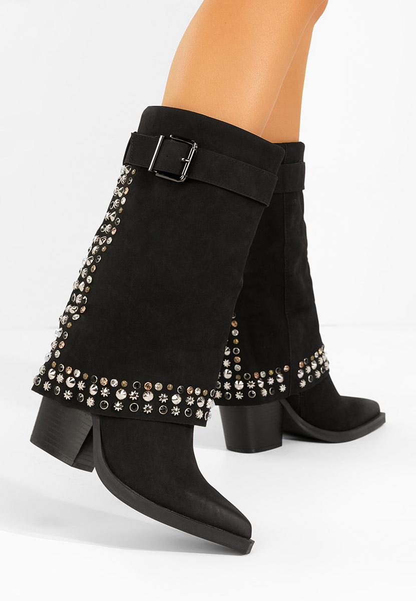 Чизми на ток Melvora черен