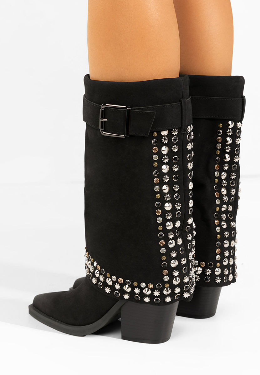 Чизми на ток Melvora черен