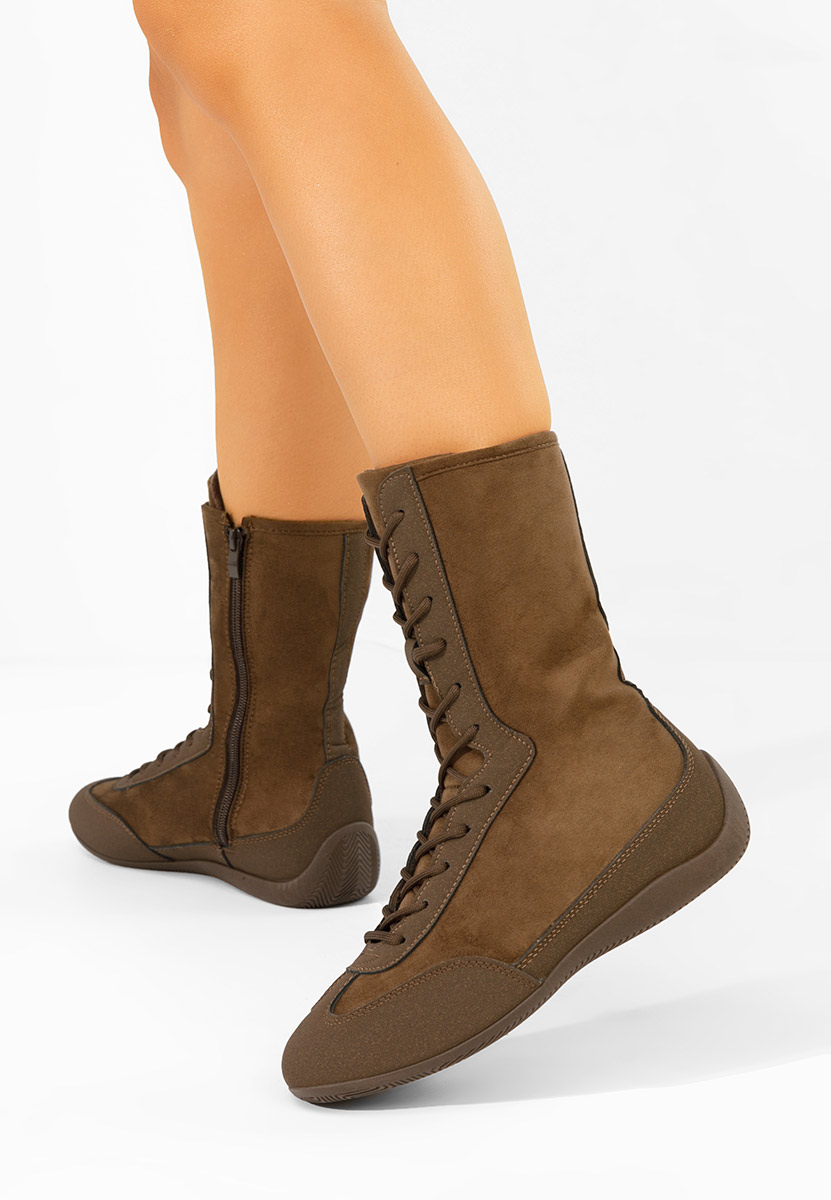 дамски кецове Stelia кафяв