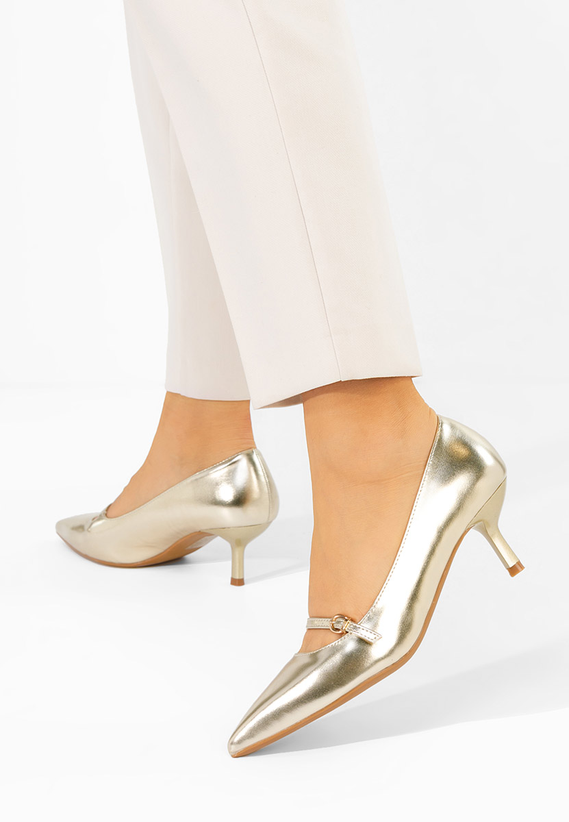 Обувки стилето Rilora златен