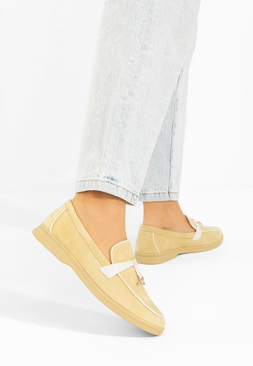Дамски мокасини Raquella жълт