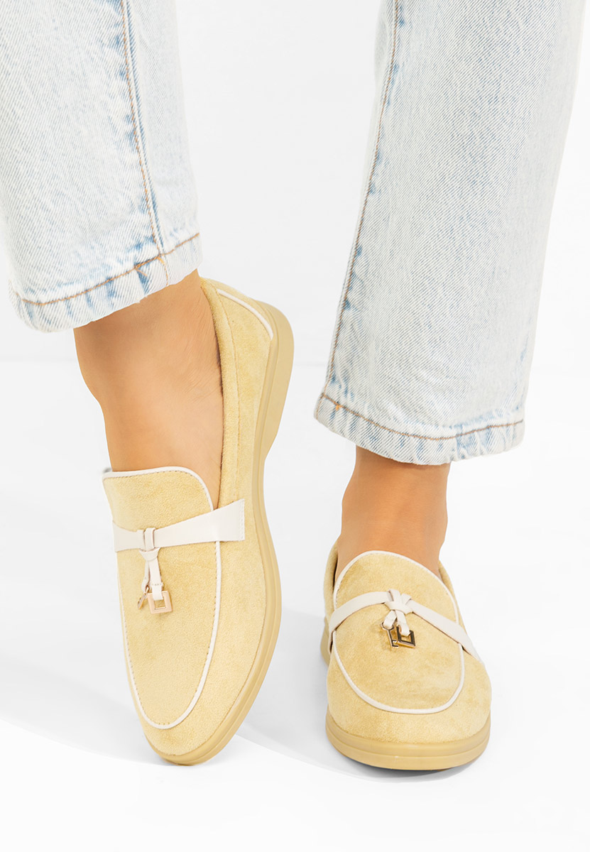 Дамски мокасини Raquella жълт