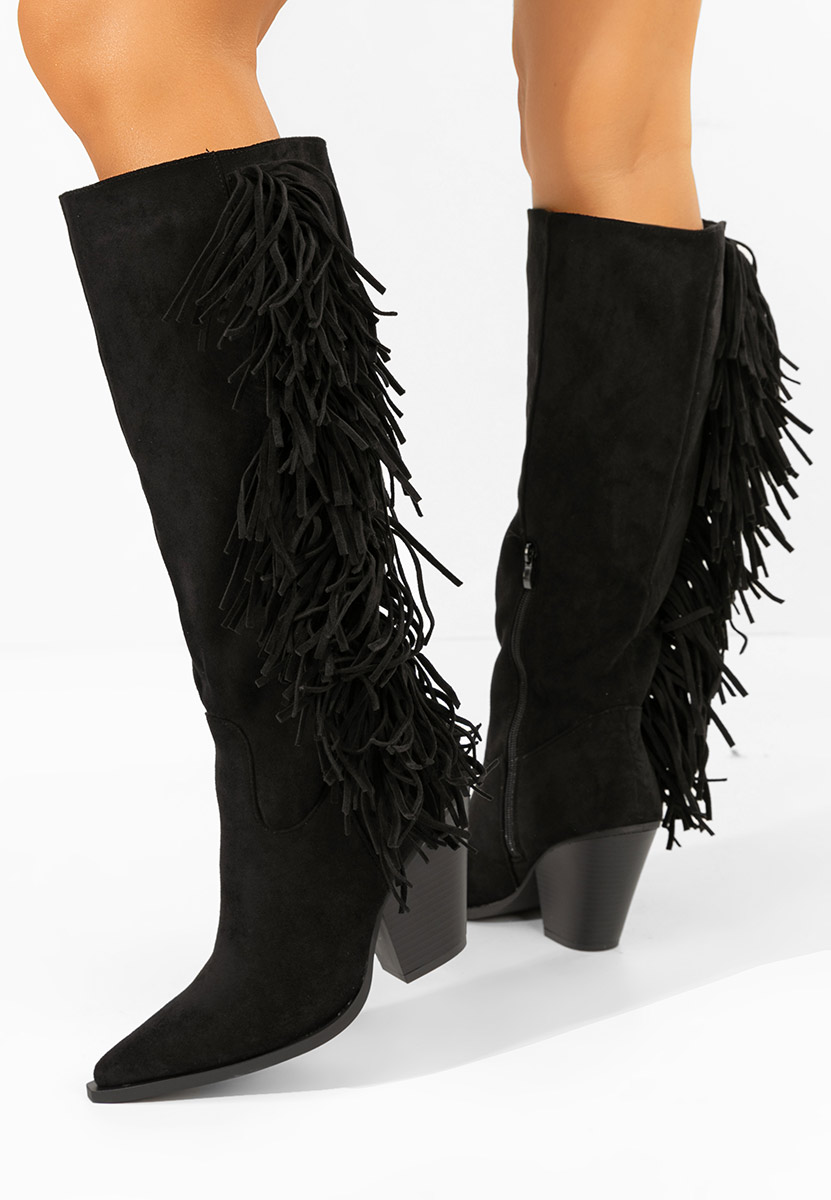 Чизми на ток Brania черен