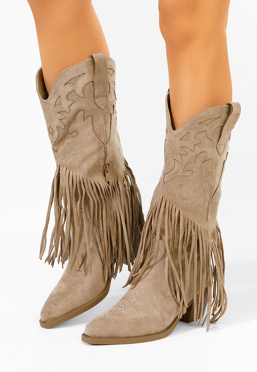 Каубойски ботуши Jalira каки