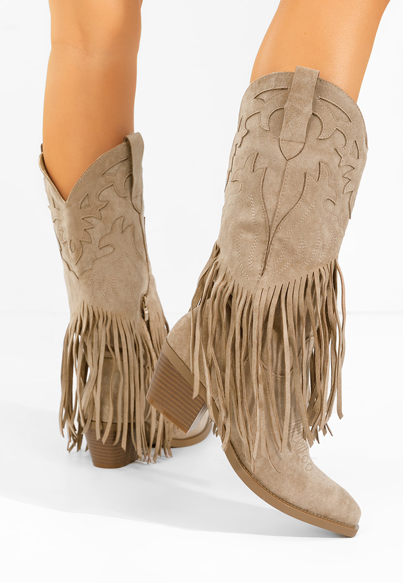 Каубойски ботуши Jalira каки