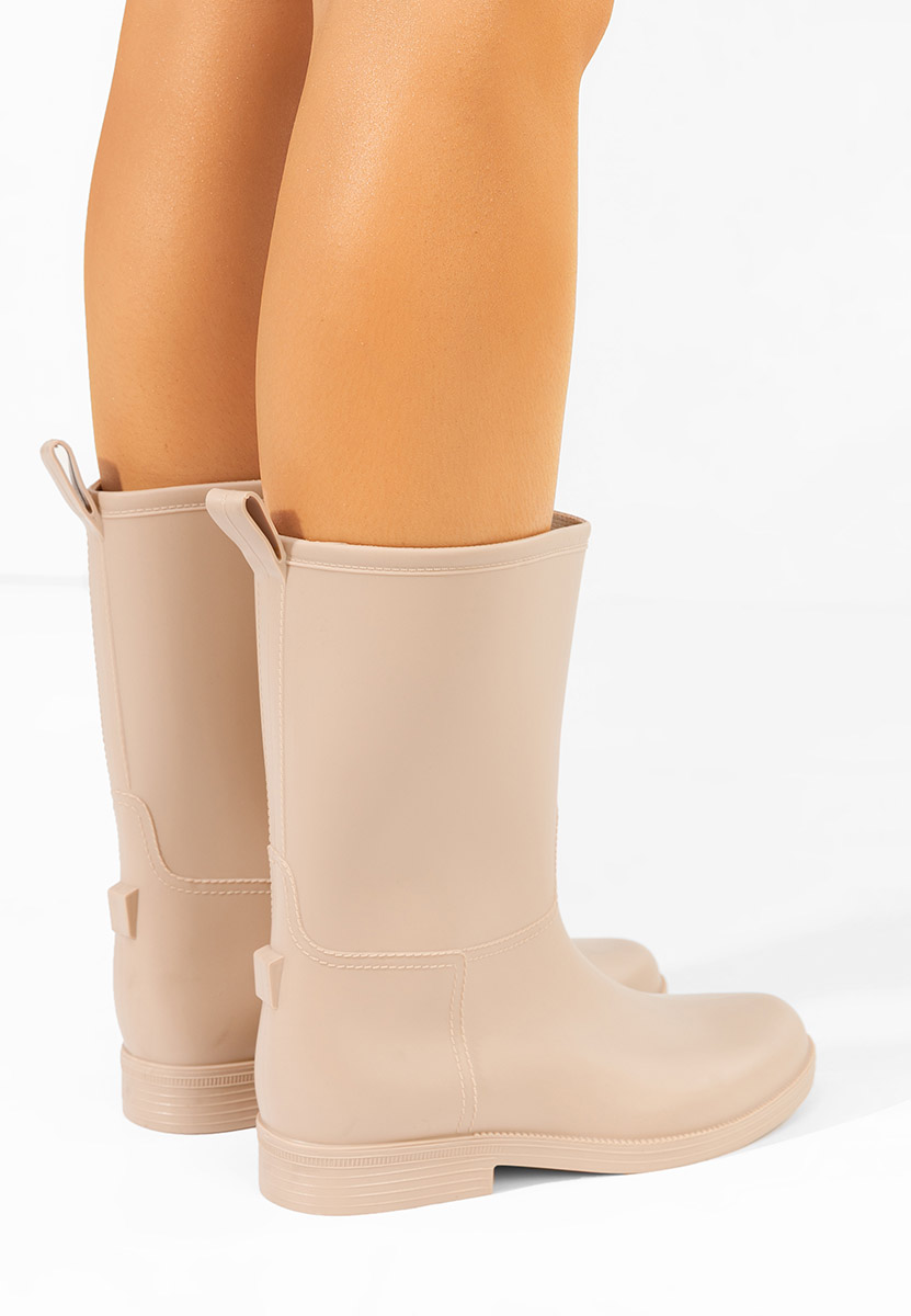 Гумени ботуши Elisea бежов