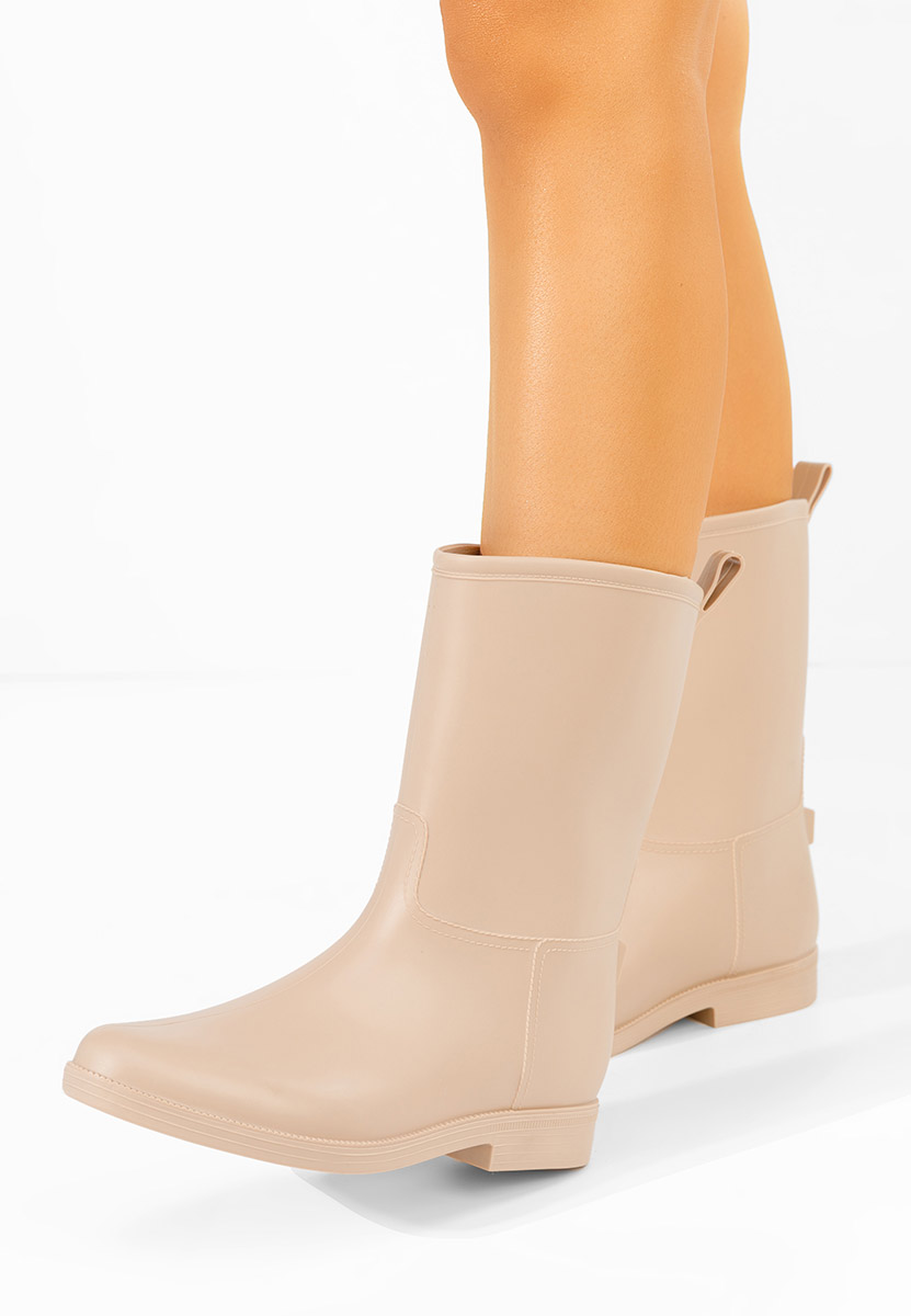 Гумени ботуши Elisea бежов