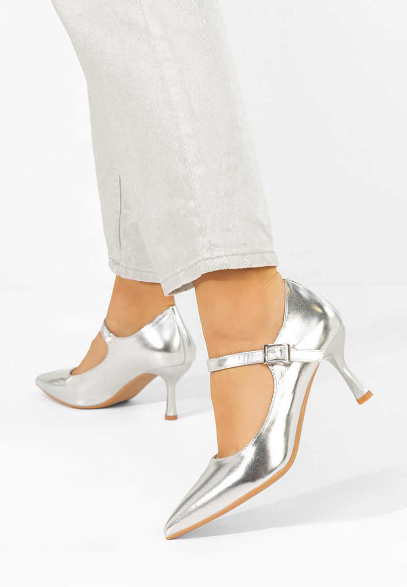 Обувки стилето Rosilla сив