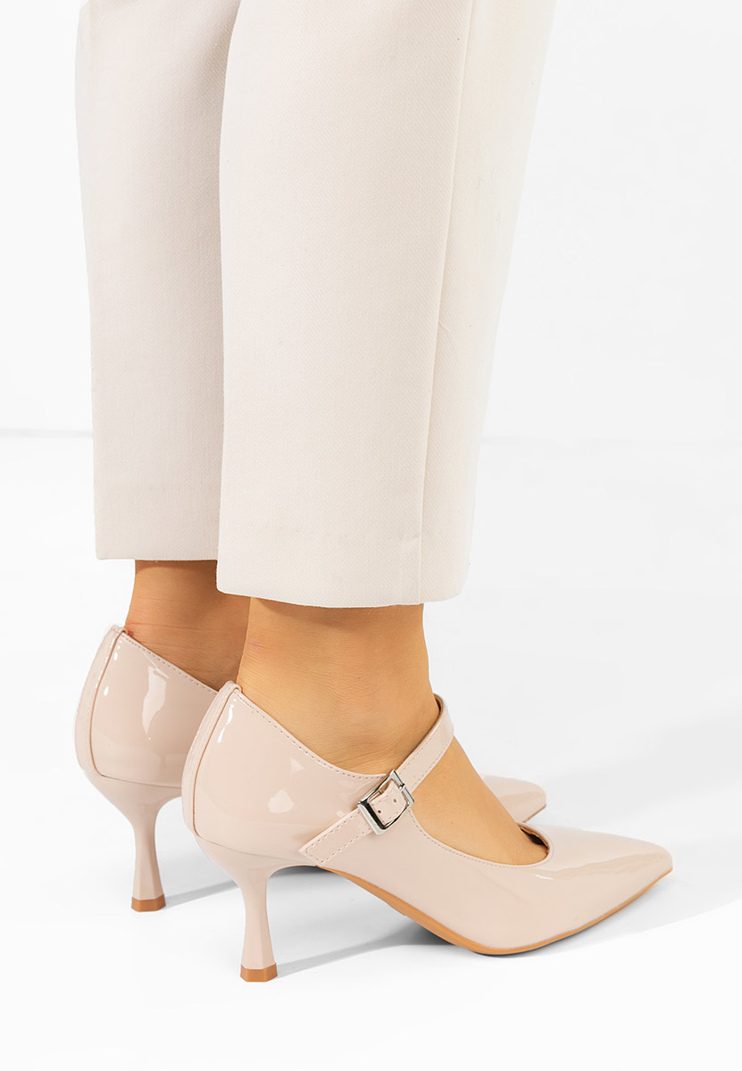 Обувки стилето Rosilla бежов