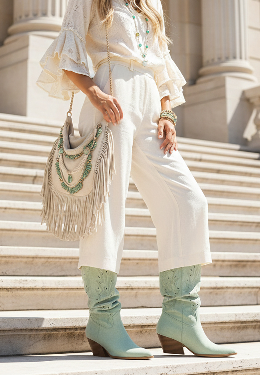 Заострени Indaia зелен