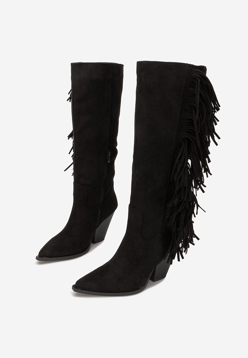 Чизми на ток Brania черен