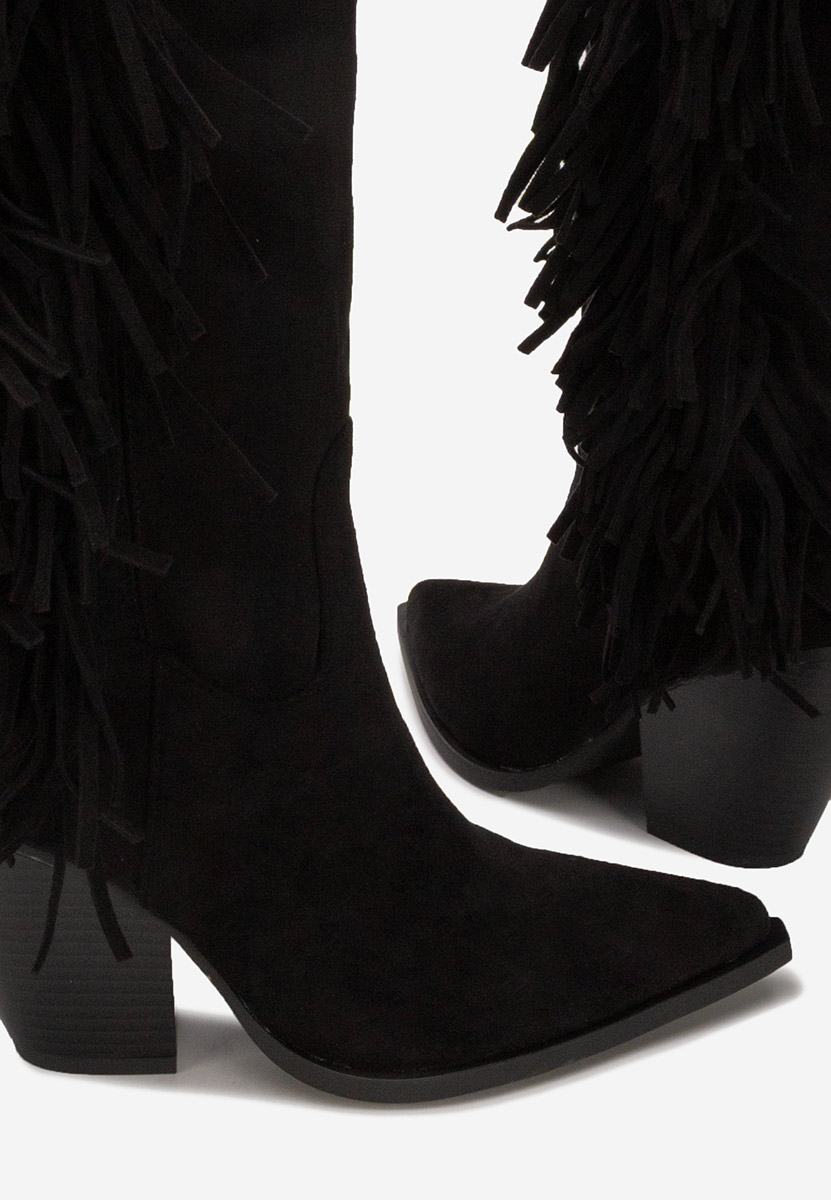 Чизми на ток Brania черен