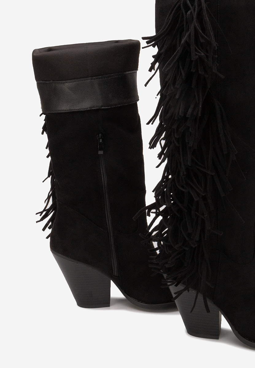 Чизми на ток Brania черен