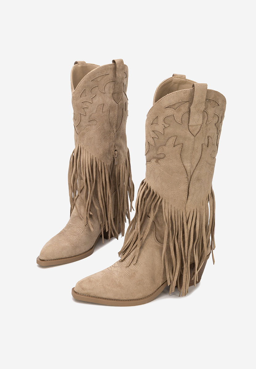 Каубойски ботуши Jalira каки