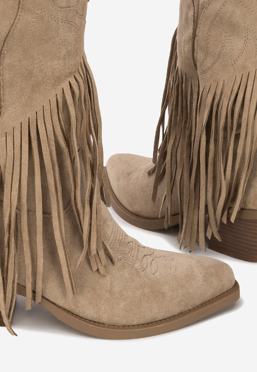 Каубойски ботуши Jalira каки