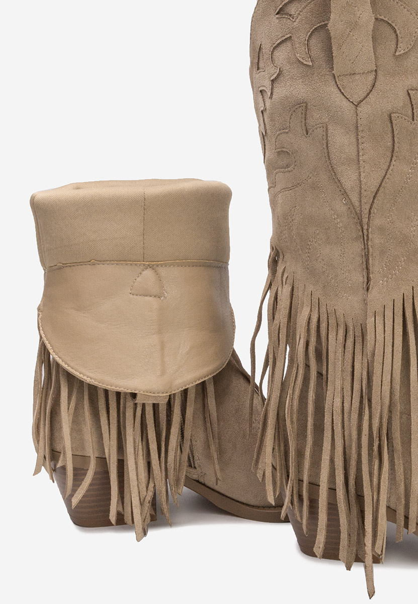 Каубойски ботуши Jalira каки