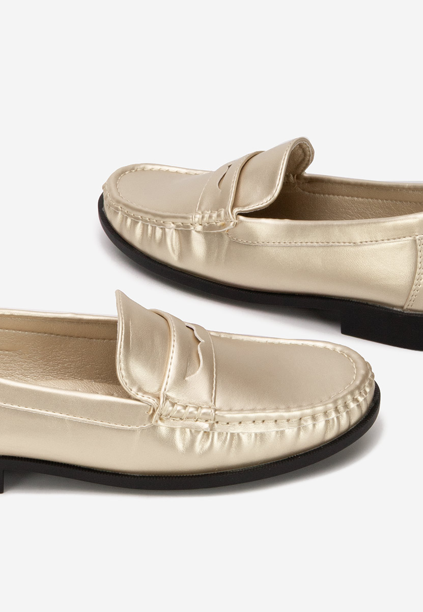 Дамски мокасини Matildia златен