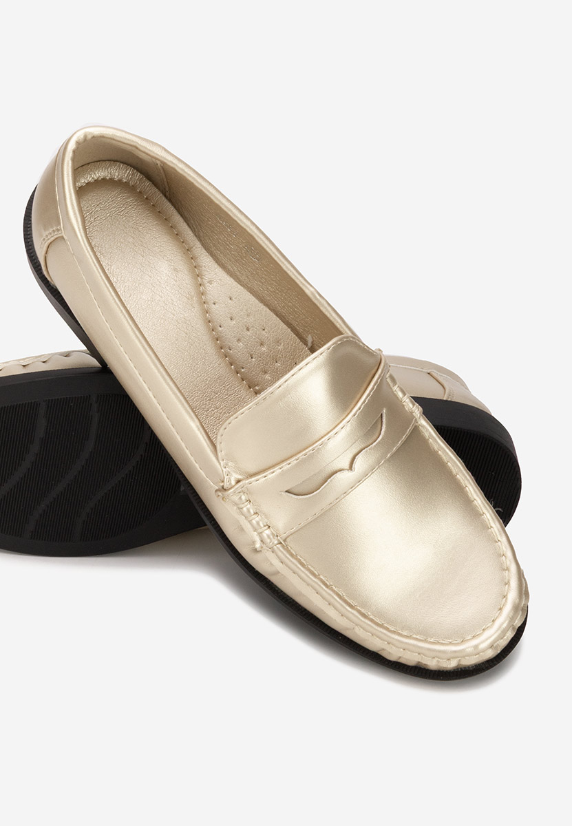 Дамски мокасини Matildia златен