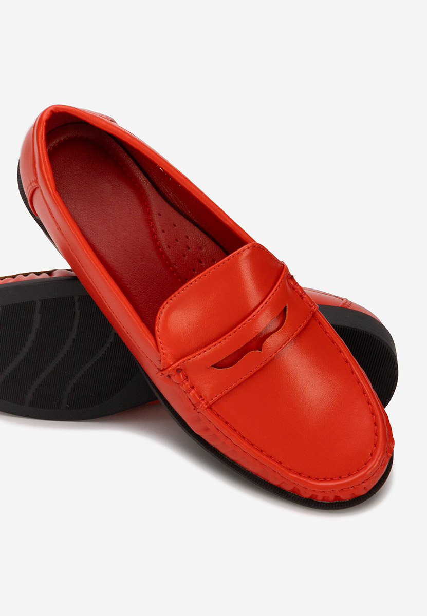 Дамски мокасини Matildia червен