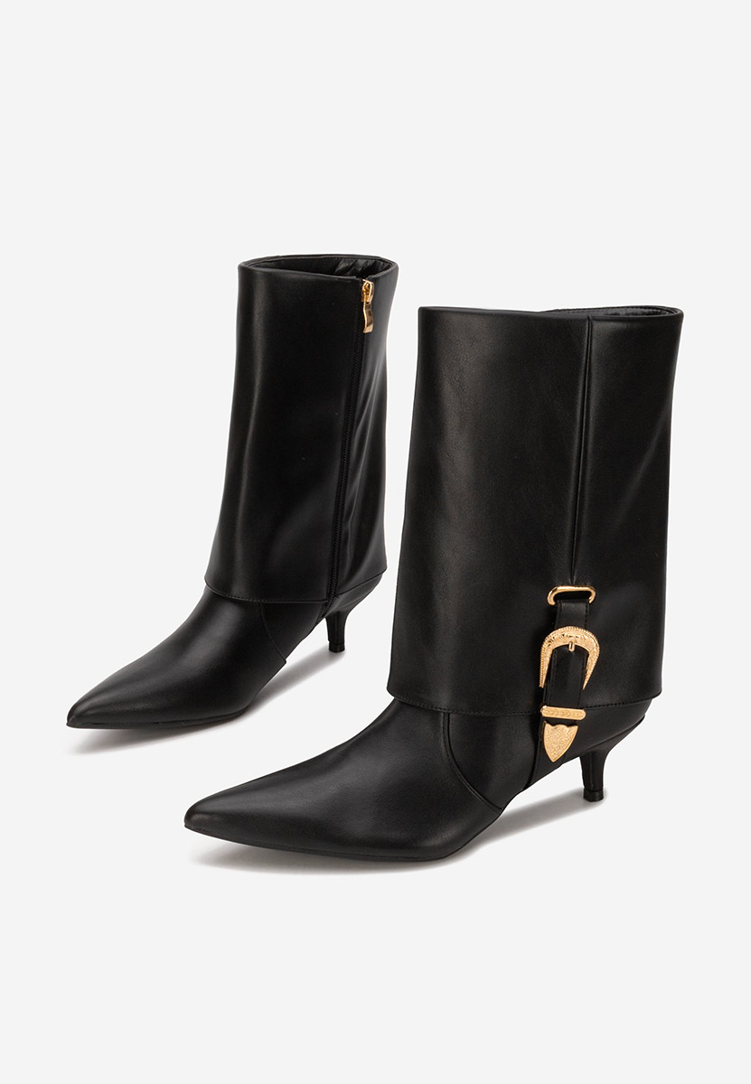 Чизми на ток Arvenia черен