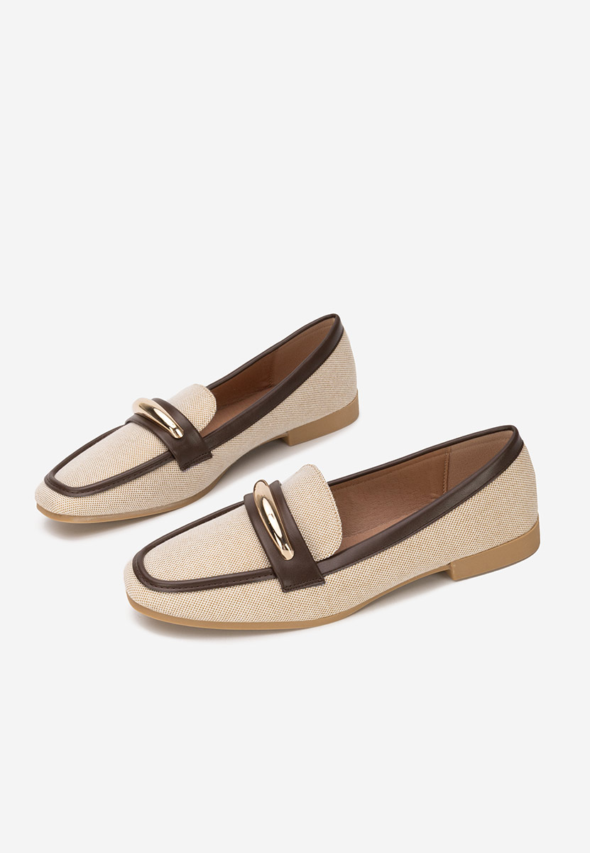 Дамски мокасини Meliania бежов