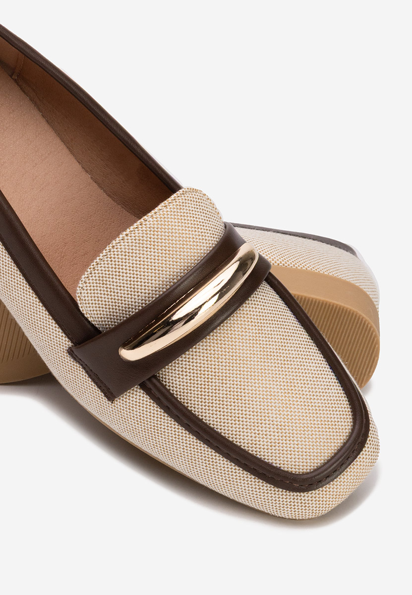 Дамски мокасини Meliania бежов