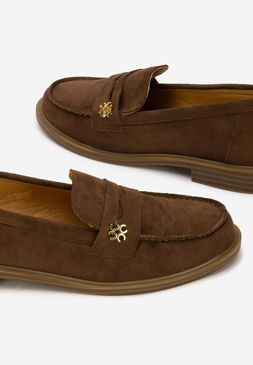 Дамски мокасини Tisera кафяв