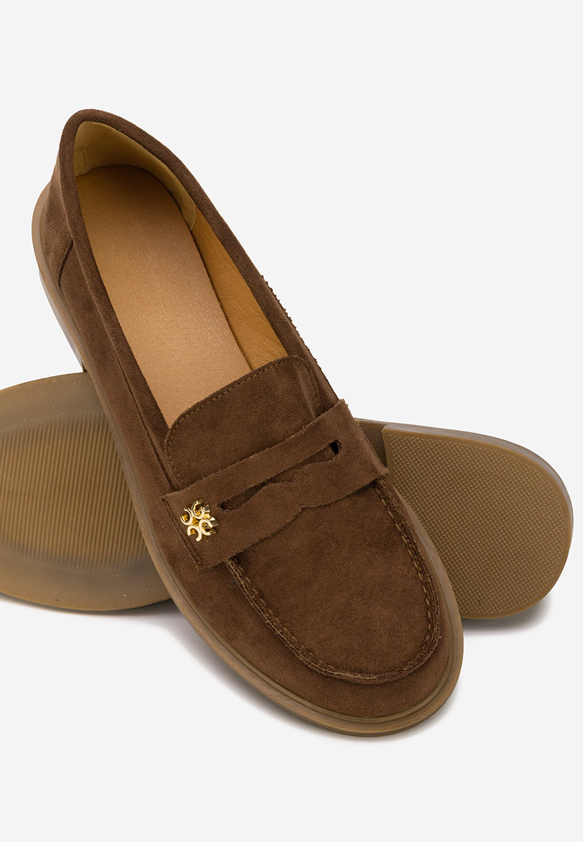 Дамски мокасини Tisera кафяв