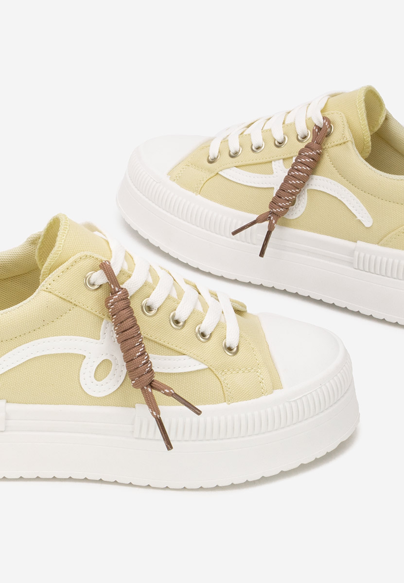 Cникърси на платформа Altamira жълт