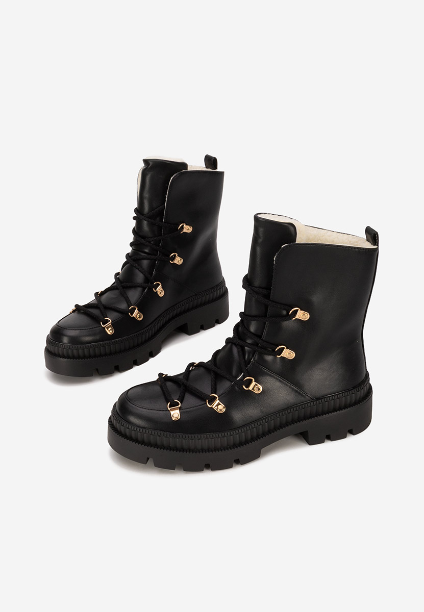 Зимни дамски Ботинки Solira черен