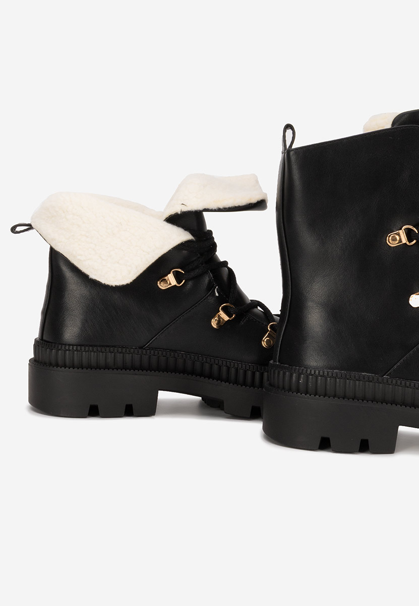 Зимни дамски Ботинки Solira черен