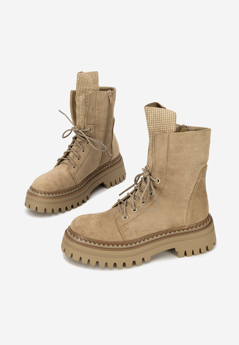 Дамски Ботинки Siennara каки