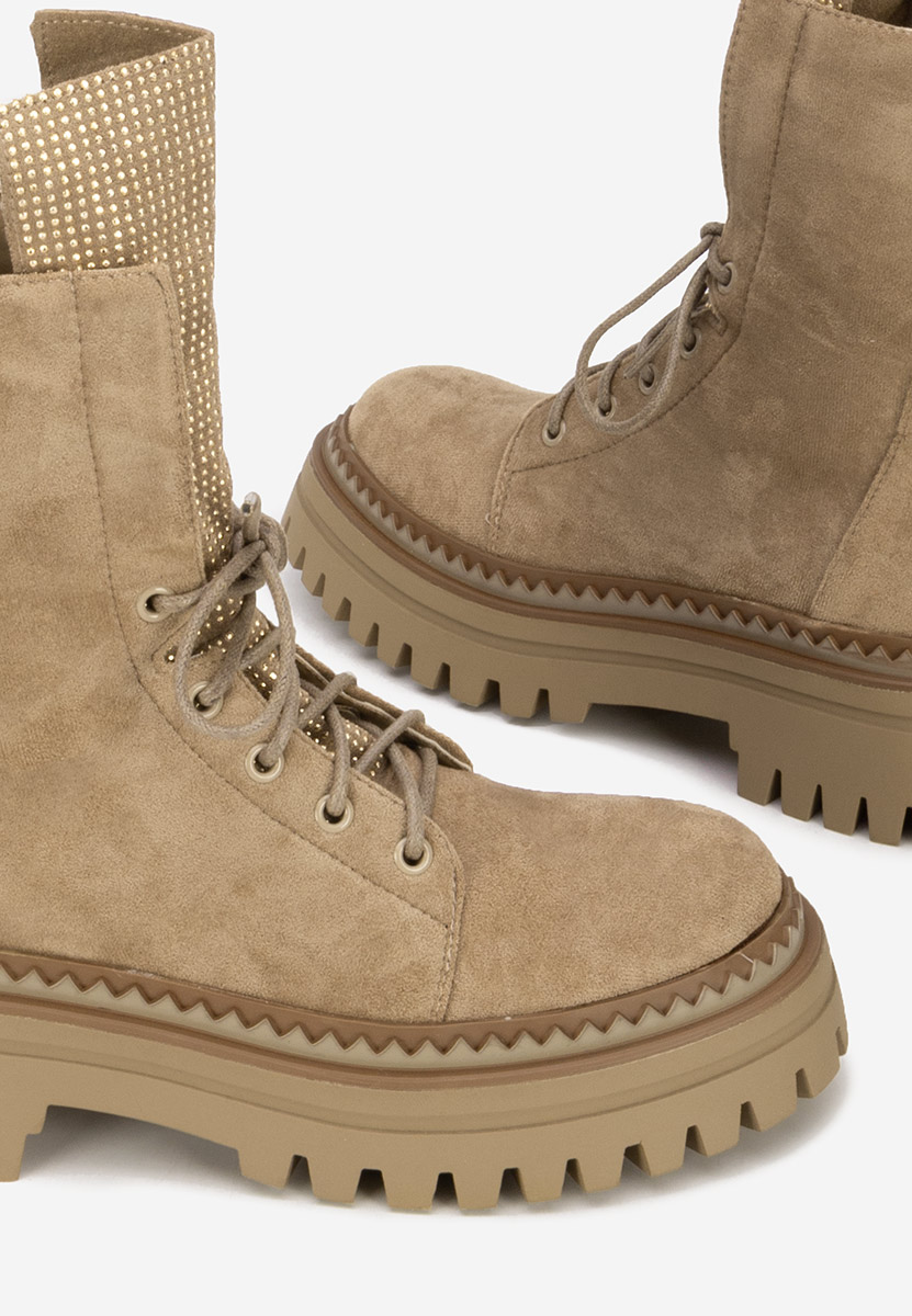 Дамски Ботинки Siennara каки