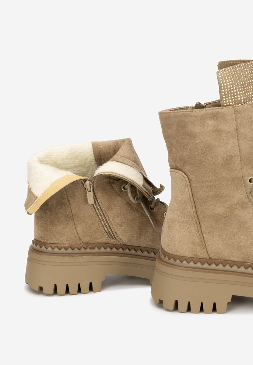 Дамски Ботинки Siennara каки