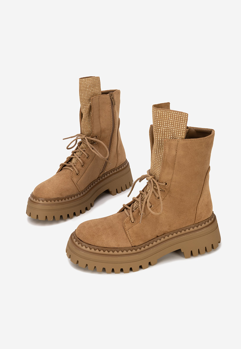 Дамски Ботинки Siennara камел