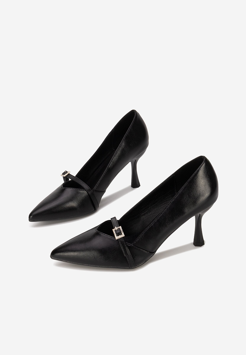 Обувки стилето Ashlee черни