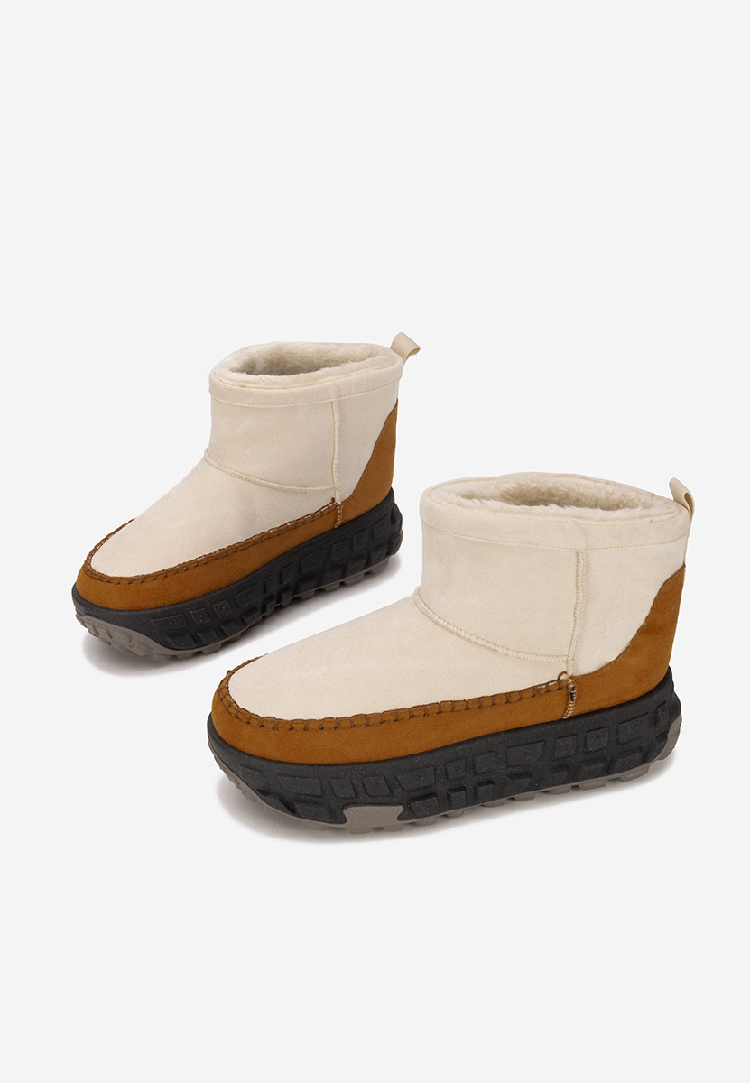 Обувки на платформа Novela бежов