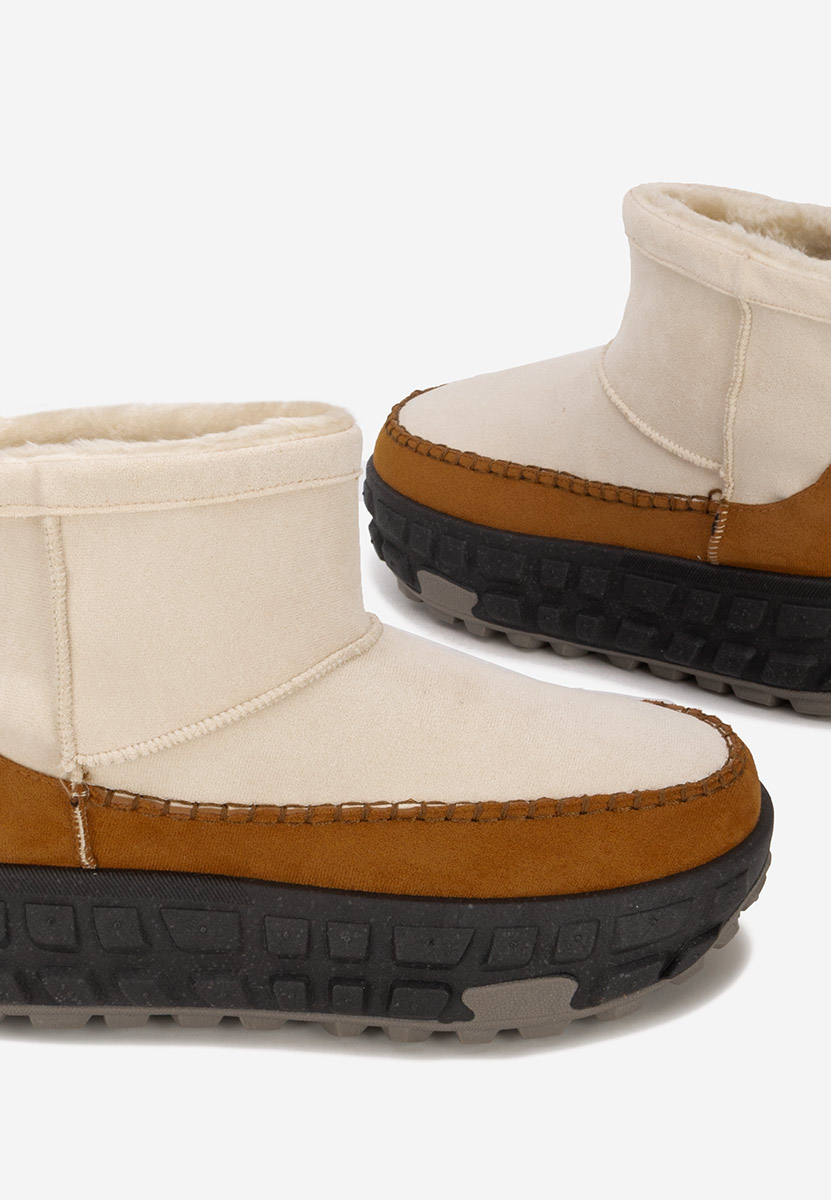 Обувки на платформа Novela бежов