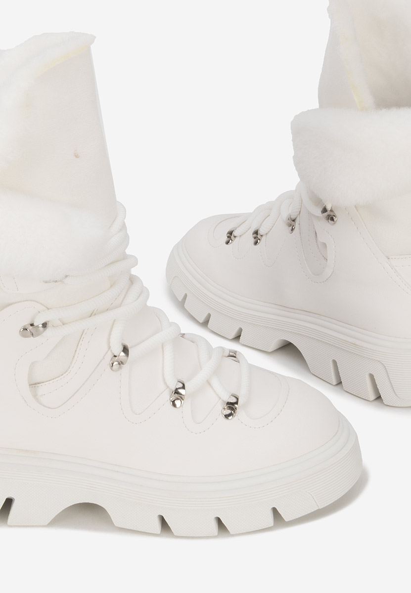 Зимни дамски Ботинки Celima бели