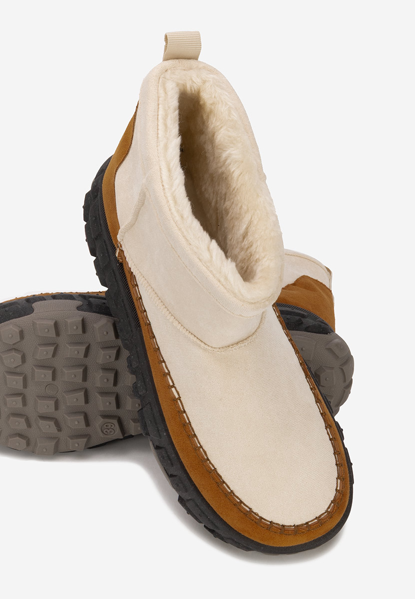 Обувки на платформа Novela бежов