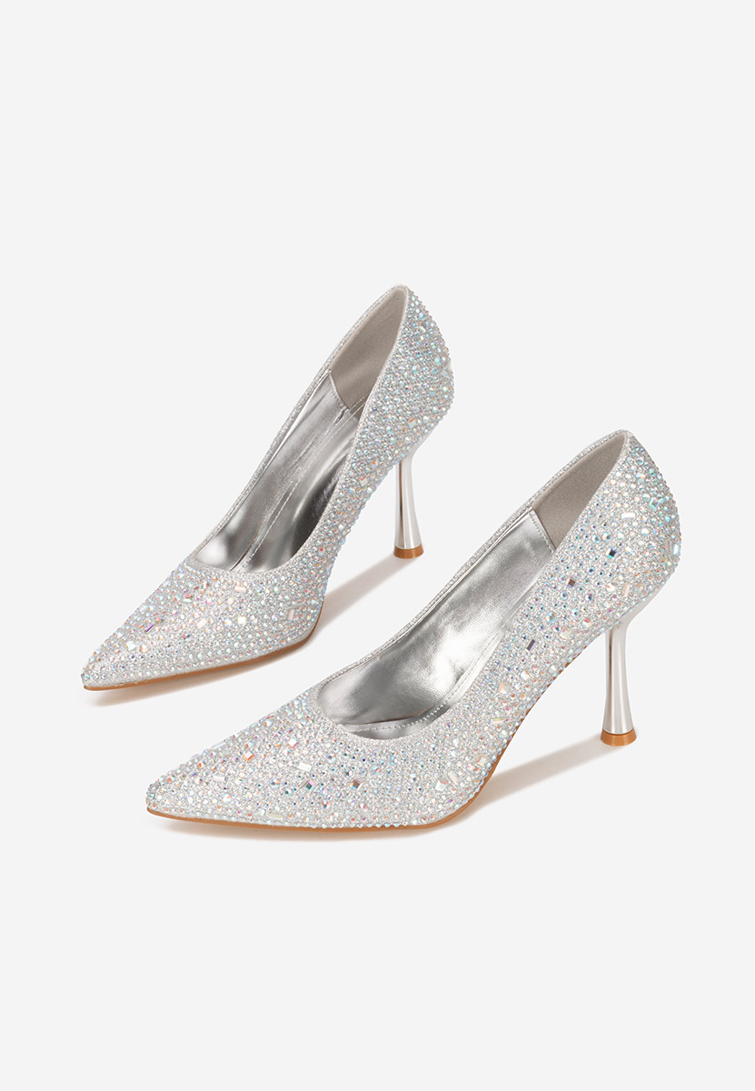 Обувки стилето Sidionia сив