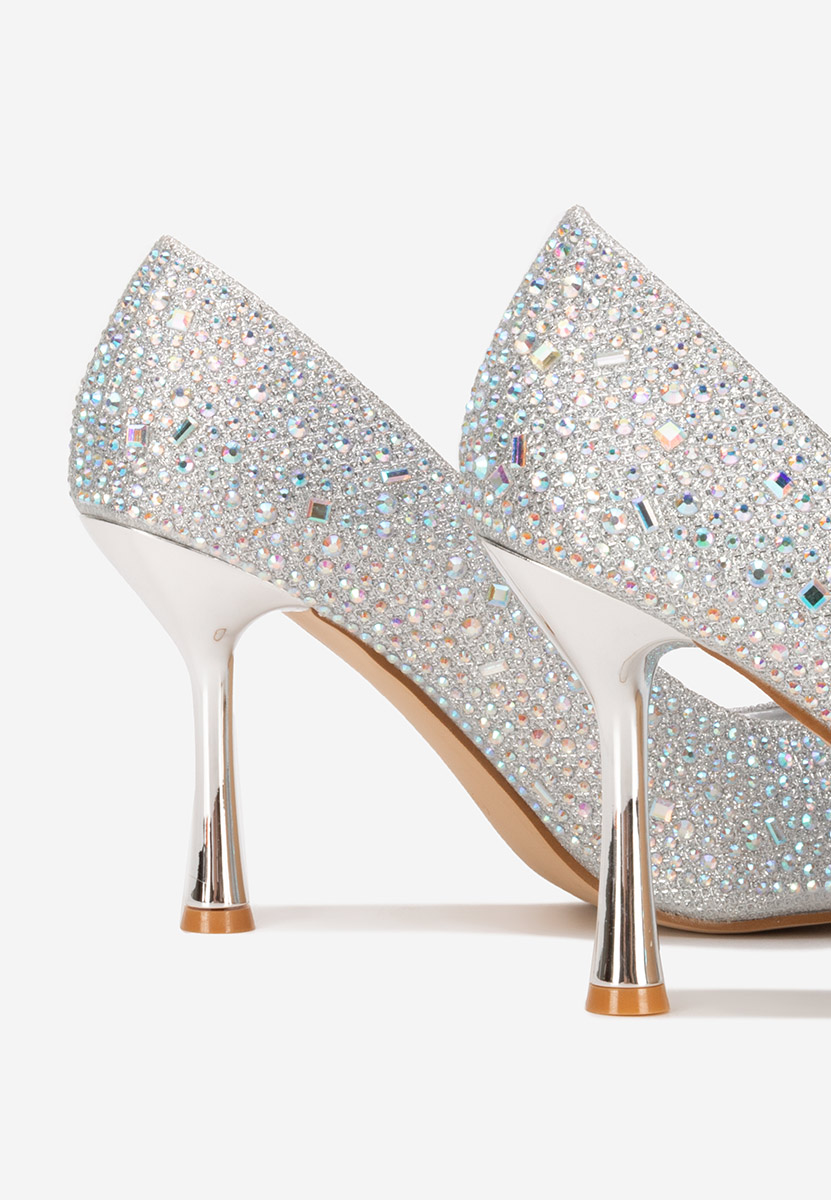 Обувки стилето Sidionia сив