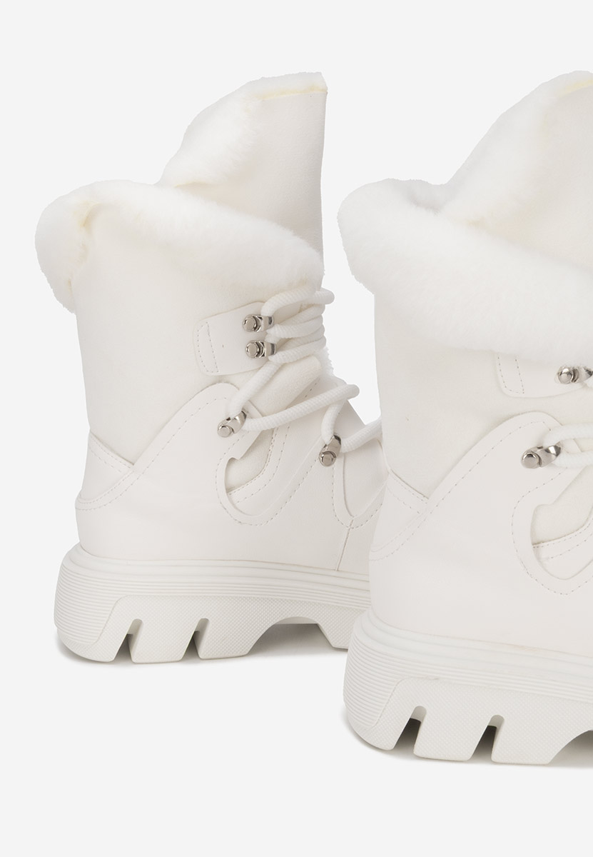 Зимни дамски Ботинки Celima бели