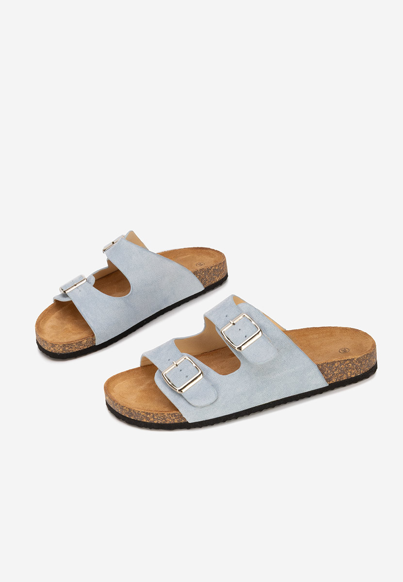 Дамски чехли Evet сив