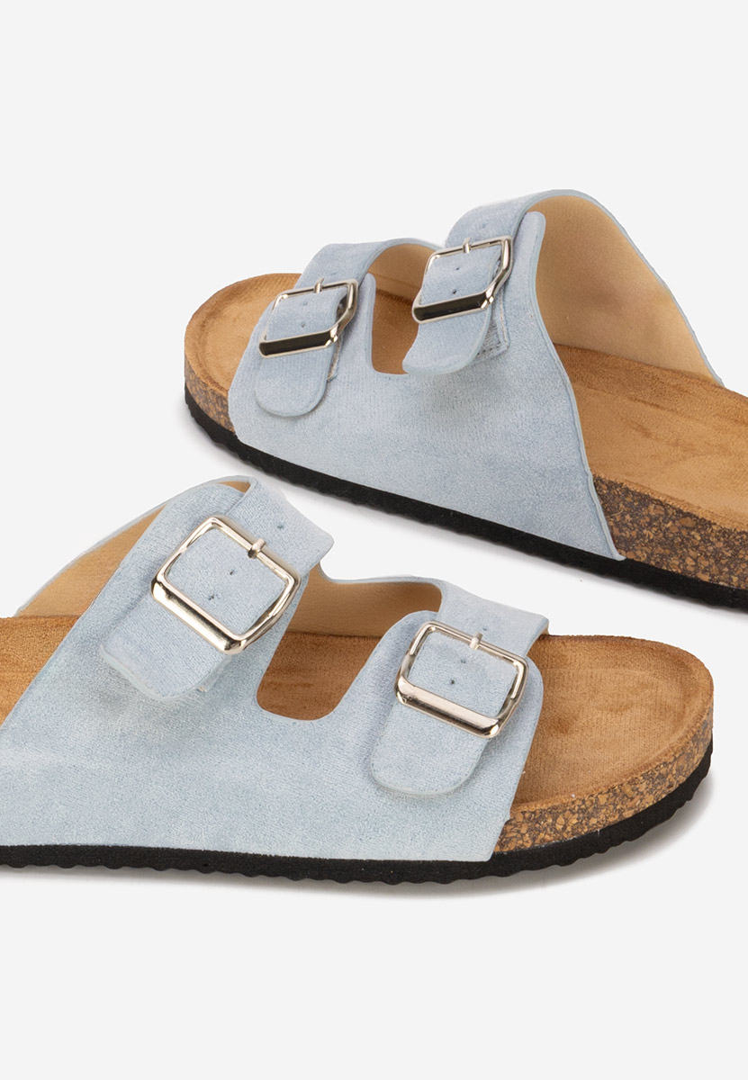 Дамски чехли Evet сив