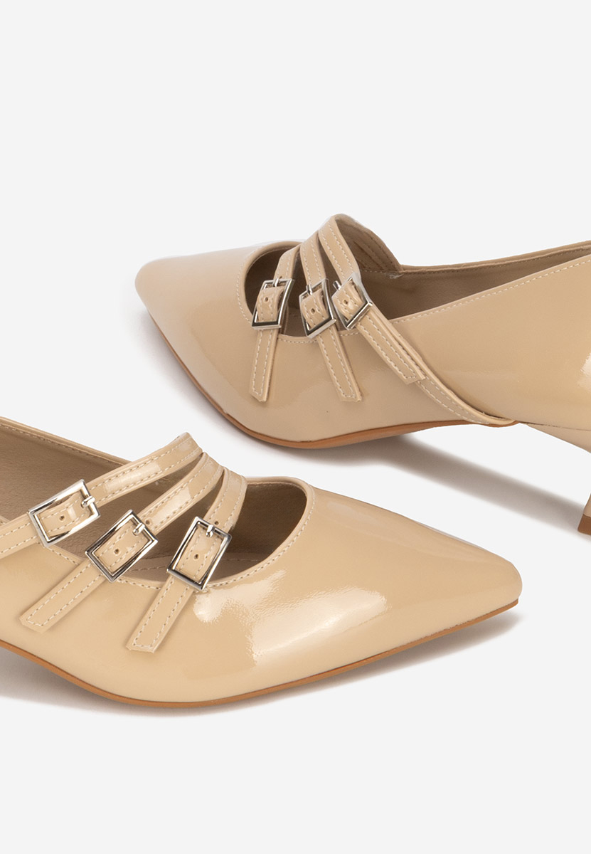 Обувки стилето Marcella бежов