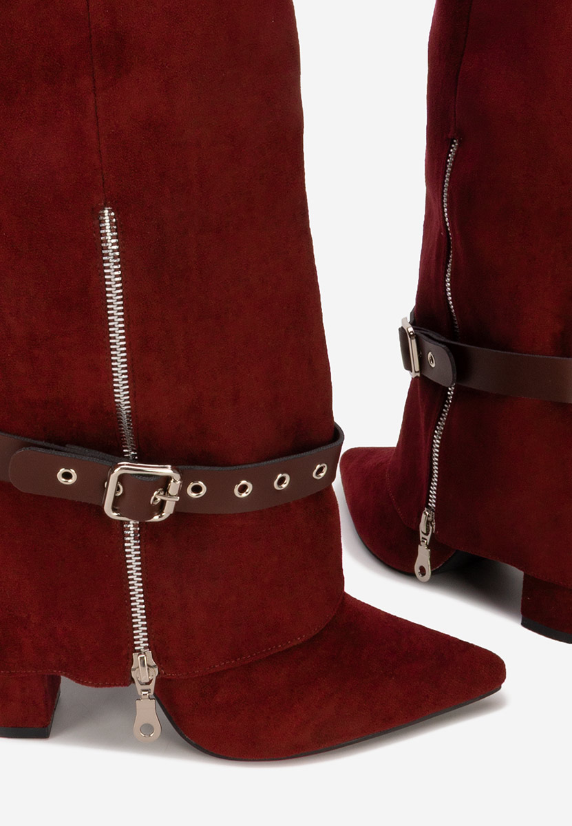 Чизми на ток Scotia бордо