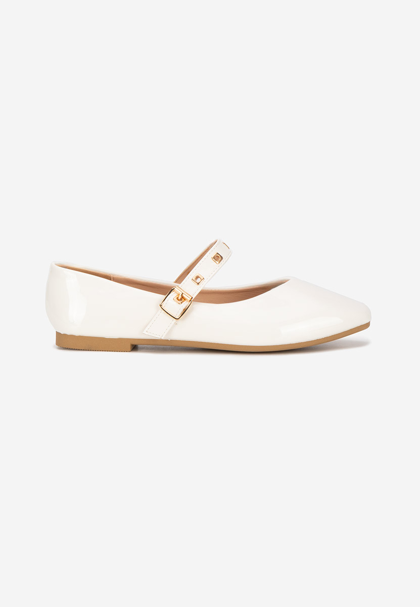 Дамски балерини Clario бели