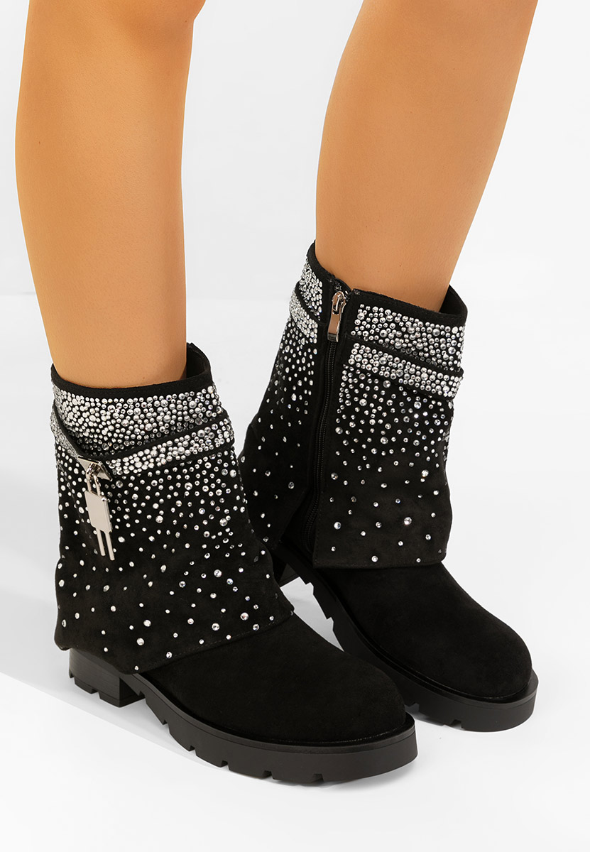 Дамски ботуши Nevira черен