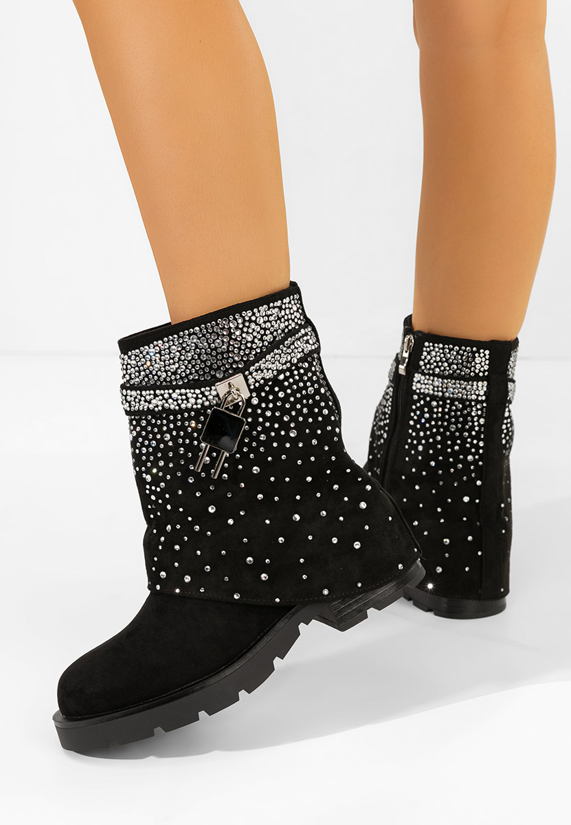 Дамски ботуши Nevira черен